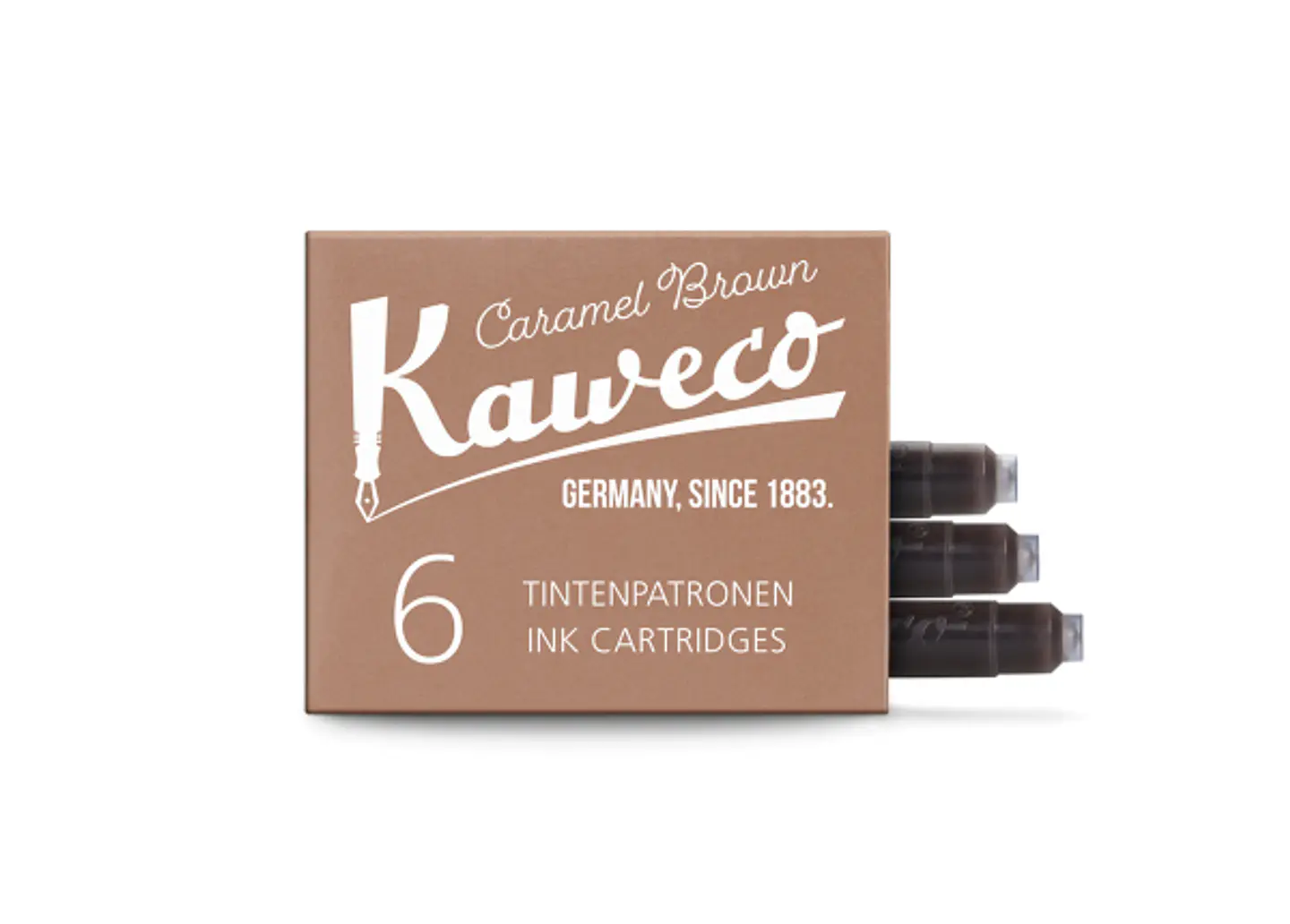 Cartuchos de tinta Kaweco - Marrón Caramelo 6pzs 1