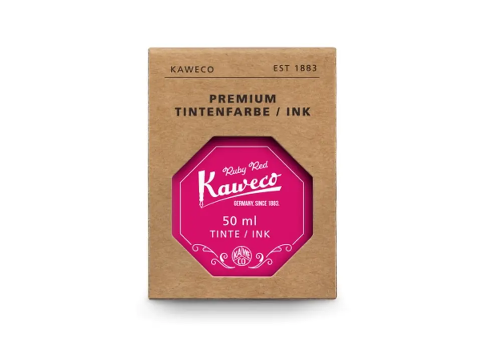 Kaweco Tinta Vidrio Rojo Rubí 50 ml 2
