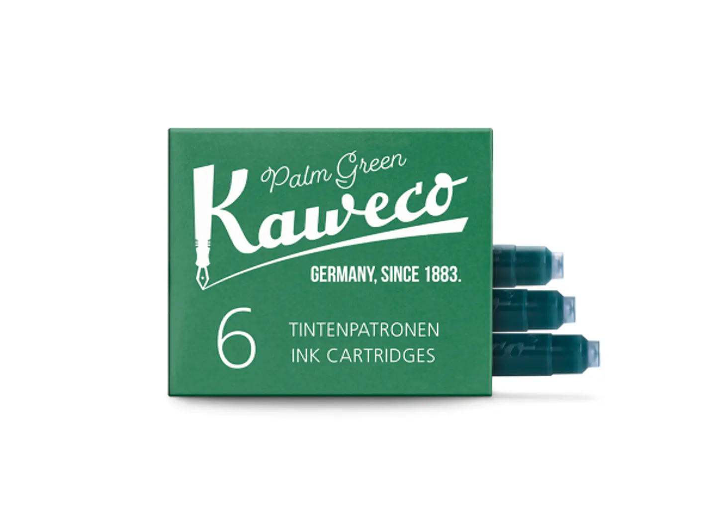 Cartuchos de tinta Kaweco - Verde palma 6pzs 1