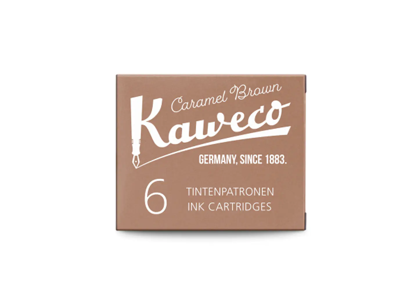 Cartuchos de tinta Kaweco - Marrón Caramelo 6pzs 2