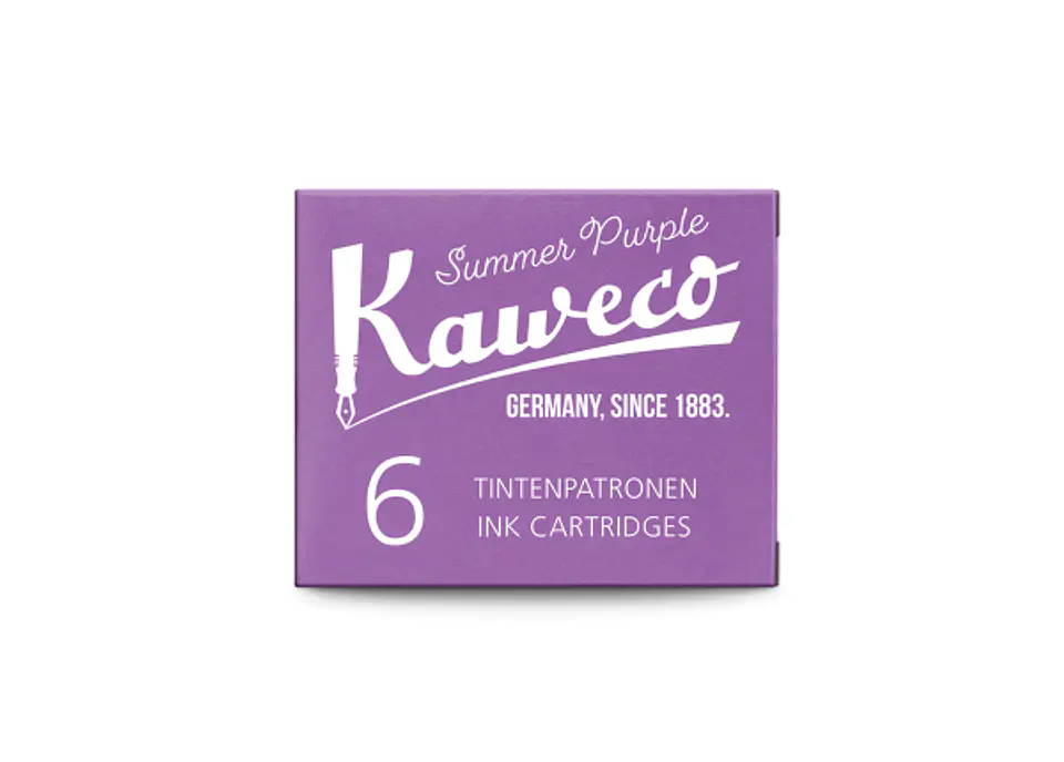 Cartuchos de tinta Kaweco - Summer Purple 6pzs 2