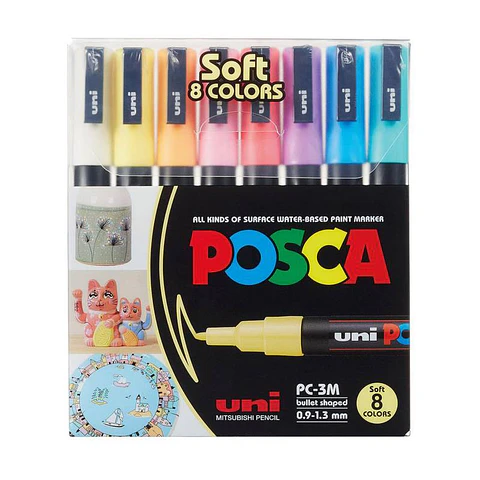Set De 8 Colores Pasteles  1MR