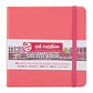 Cuaderno Croquis Rojo Coral 12x12cm 140g 80 Hojas - Miniatura 1