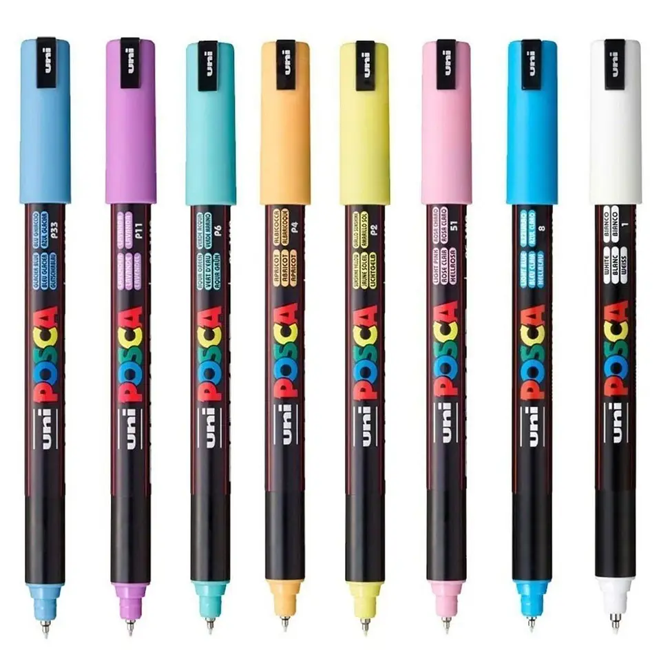 Set De 8 Colores Pasteles  1MR 4