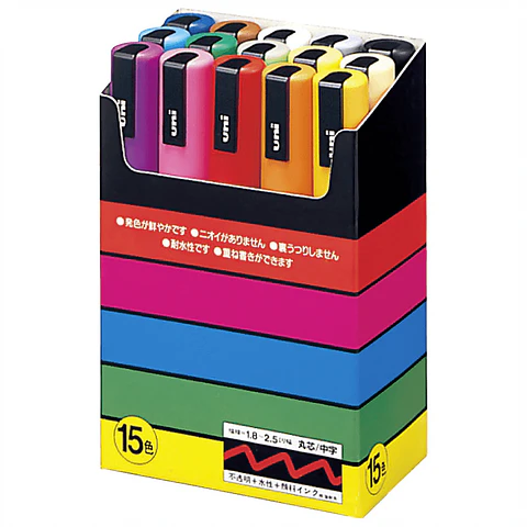 SET 15 COLORES PRIMARIOS - 5M