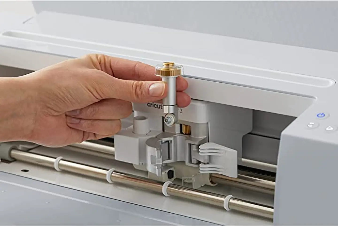 Cuchilla Cricut- giratoria para tela + carcasa de accionamiento 3