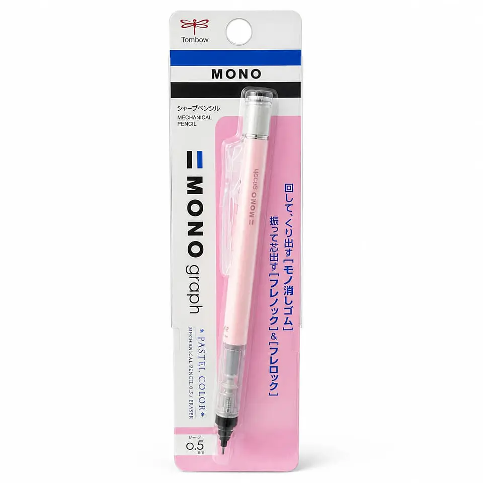 Portaminas Mono Graph de Tombow - Rosa 1