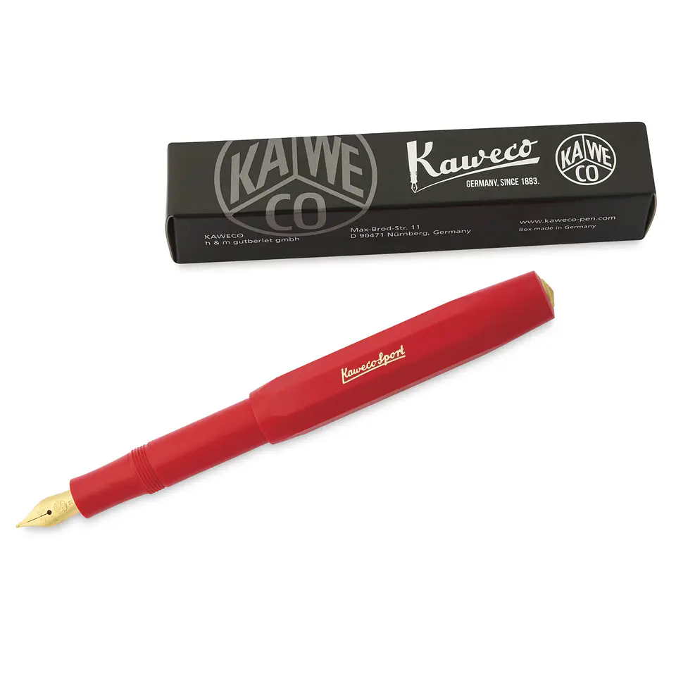 KAWECO CLASSIC SPORT Pluma Estilográfica-Rojo 3