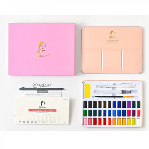 Set de Acuarelas Caja metálica - 36 Colores