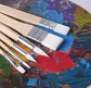 Set Pinceles De Nylon Para Acuarela 6pcs Giorgione - Miniatura 1