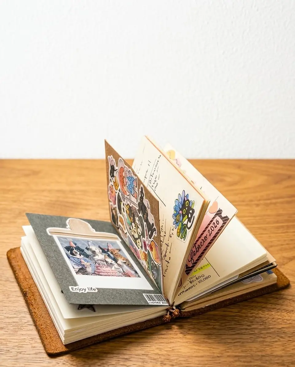 Cuaderno Viajero Bohemian Style - S - Café Claro 3
