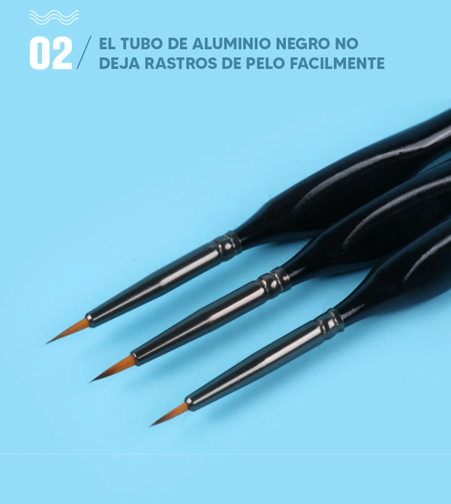 Set de pinceles para detalles 4