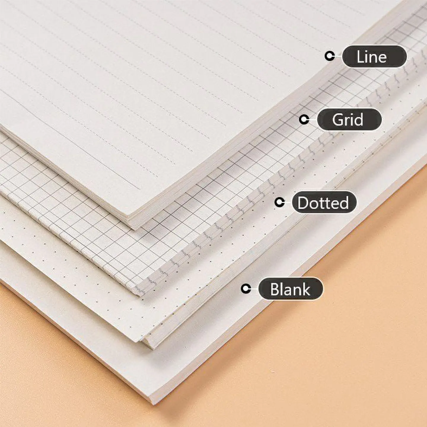 Libreta Anillada Con Hojas Recambiables B5 - CUADROS 3