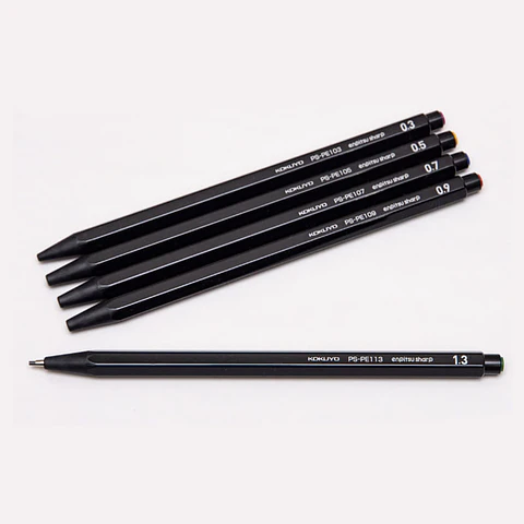 Portamina Kokuyo Pencil Sharp Negro