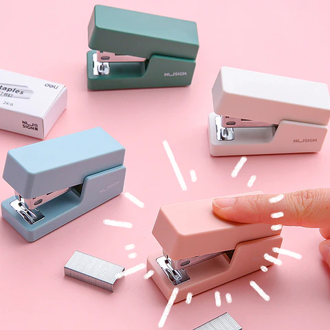 Mini Grapadora  - Stapler Nusign - (Colores)
