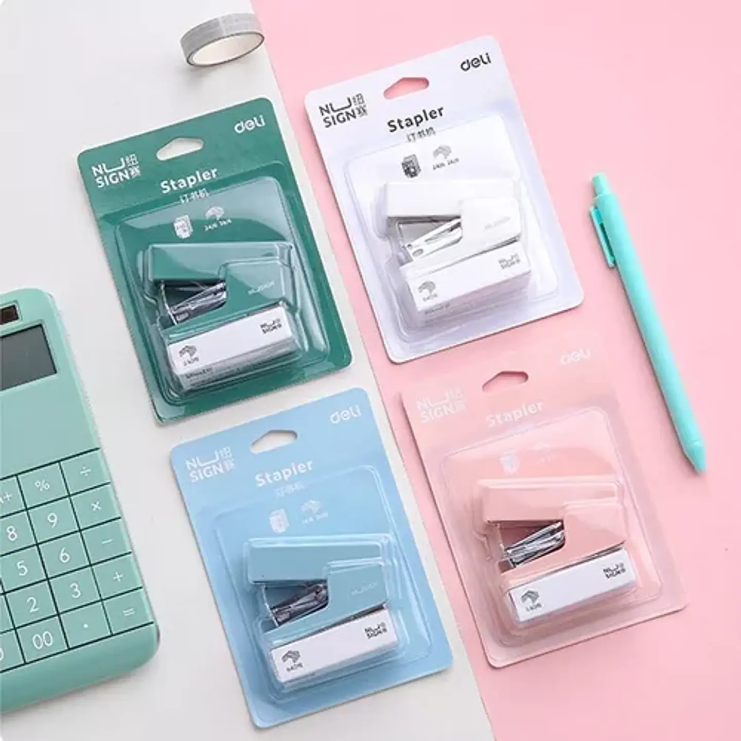 Mini Grapadora  - Stapler Nusign - (Colores) 4