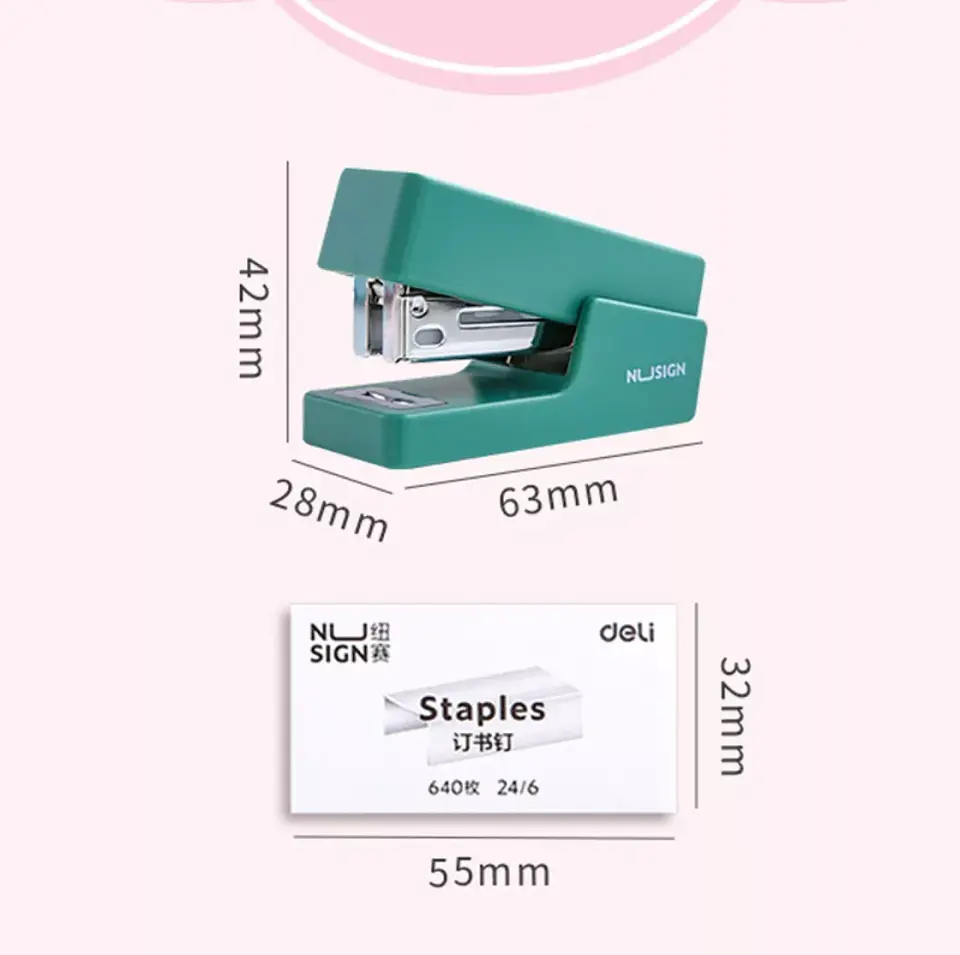 Mini Grapadora  - Stapler Nusign - (Colores) 5