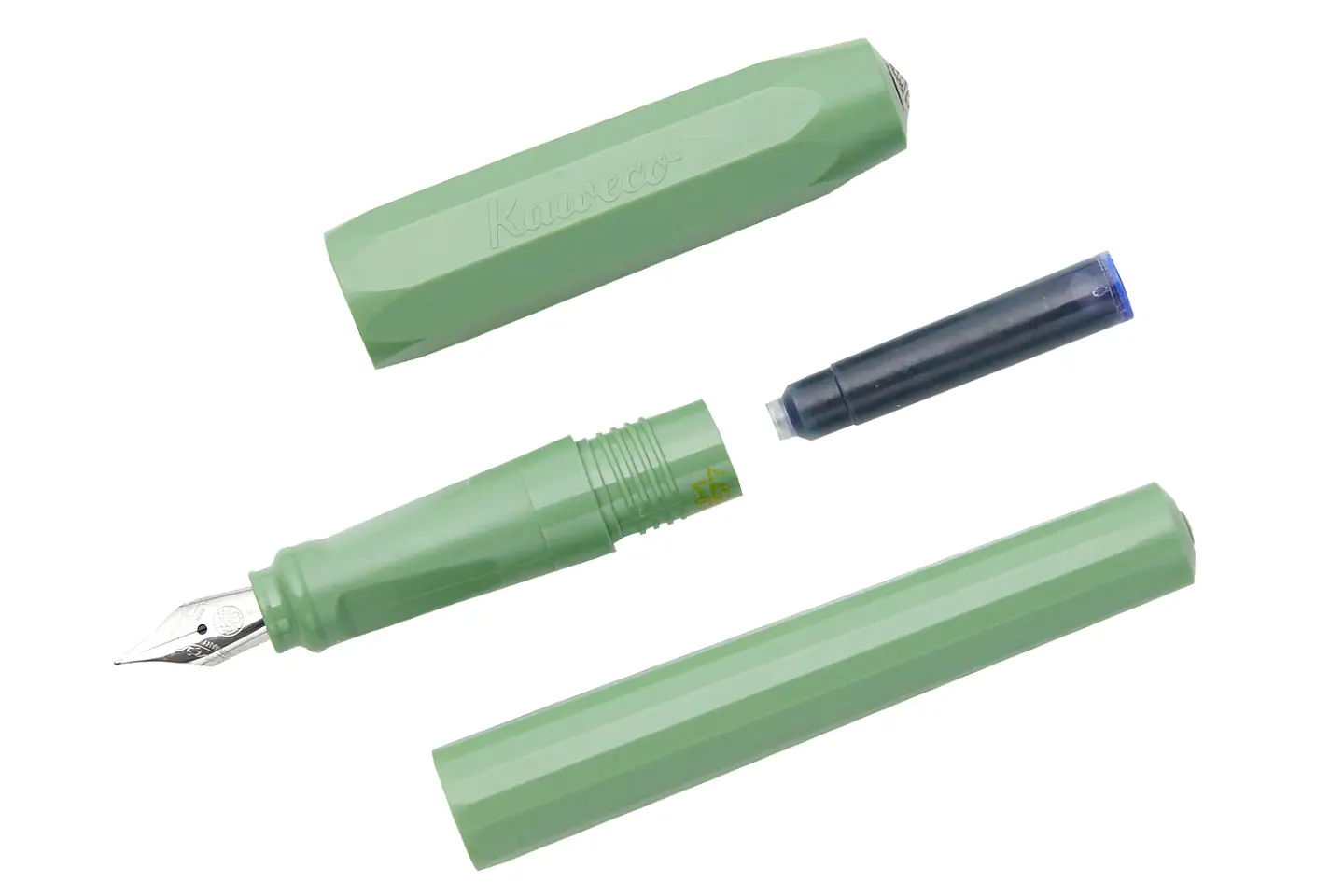 Pluma Estilográfica Kaweco PERKEO Verde Selva 6