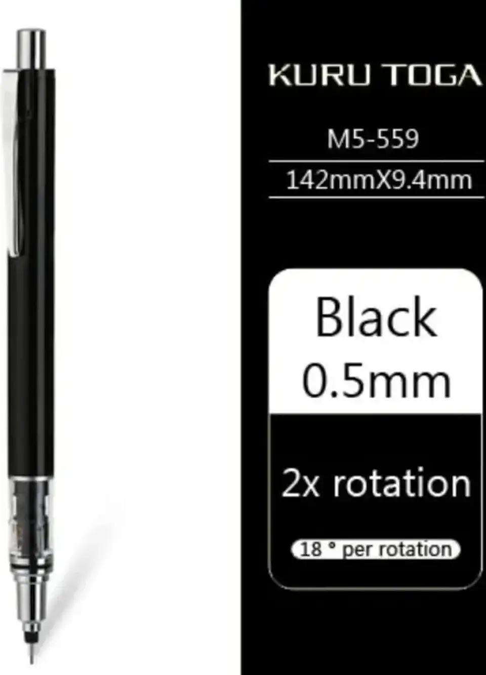 Portaminas KURO TOGA Advance 0.5 5