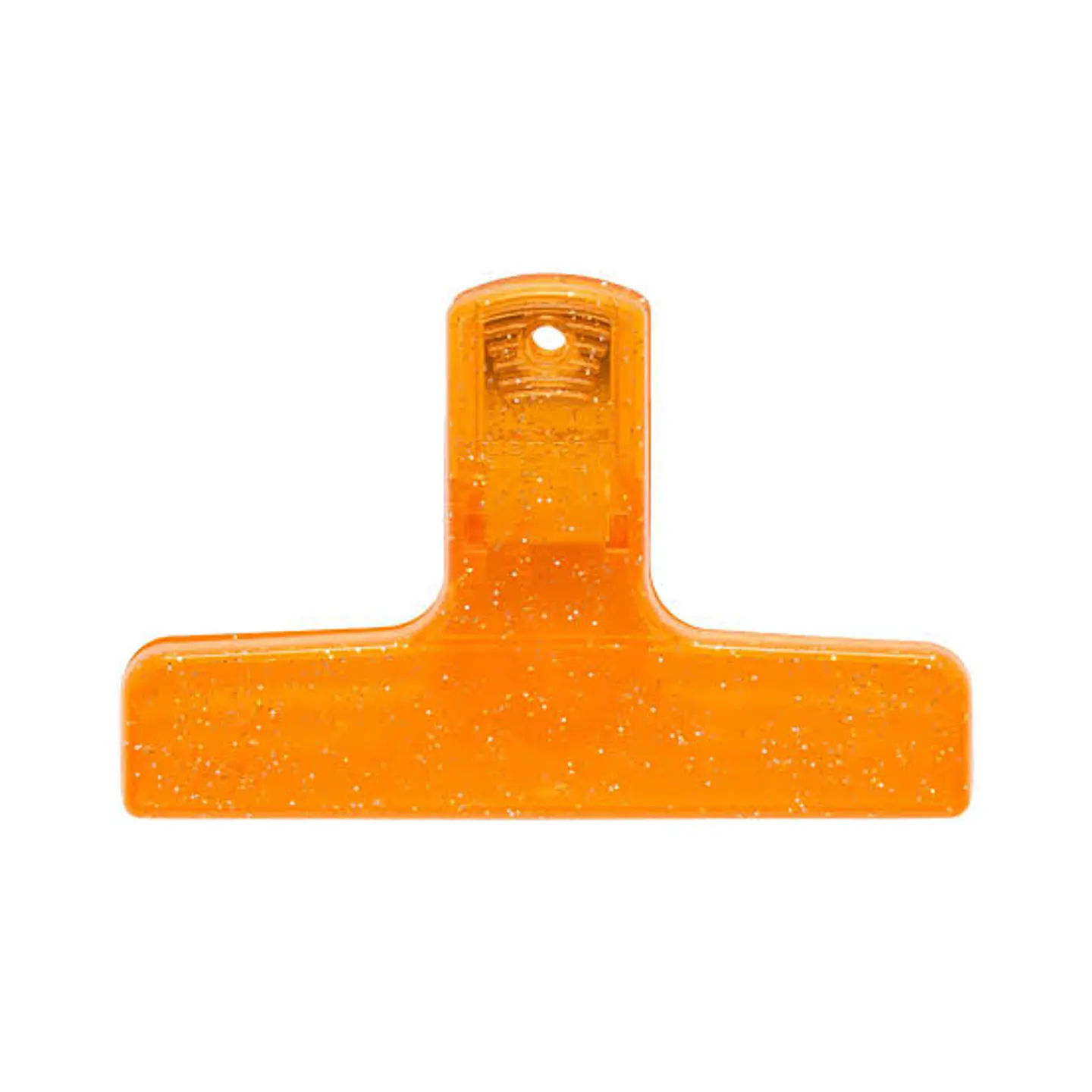 Penco – Clampy PlaClip – Naranja Glitter (10 x 6,5 cm) 2
