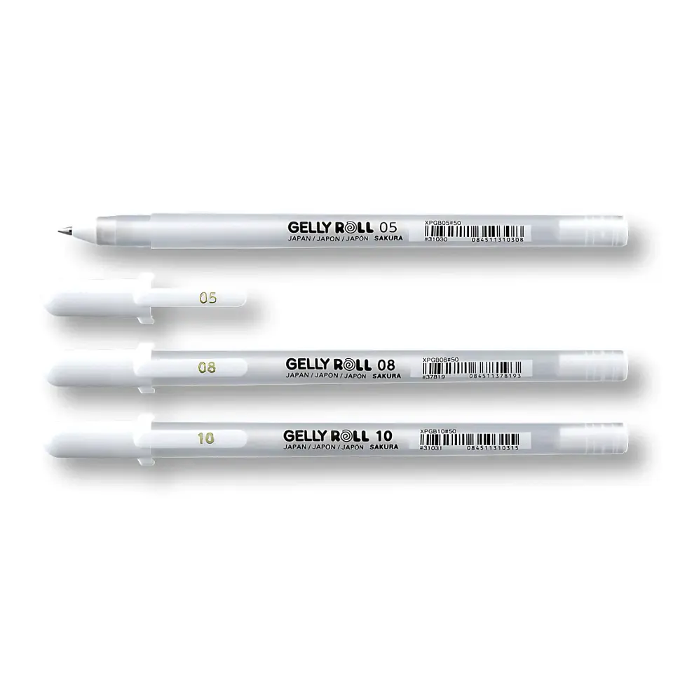 Sakura Gelly Roll - Set 3 Lápices Tinta Gel Blancos 3