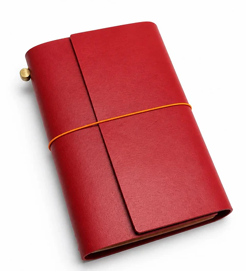 Bohemian Notebook - A5 Rojo