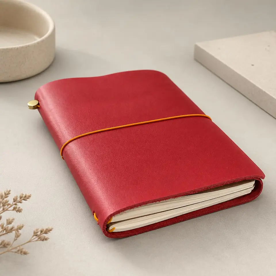 Bohemian Notebook - A5 Rojo 2