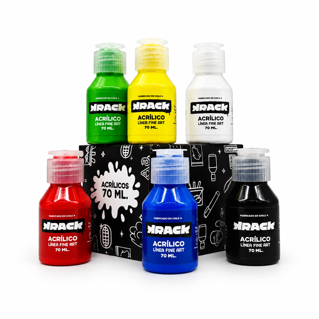 Pinturas Krack: Todo lo que necesitas saber para llenar de color tus proyectos de arte