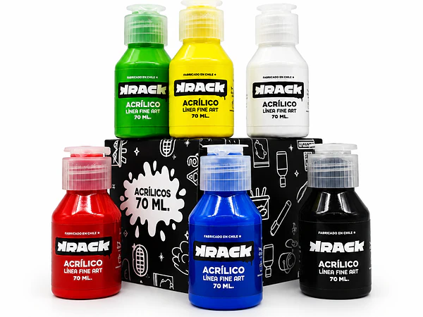 Pinturas Krack: Todo lo que necesitas saber para llenar de color tus proyectos de arte