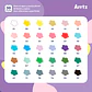 ARRTX MARCADORES ACRÍLICOS DE 30 COLORES 30A - Miniatura 2
