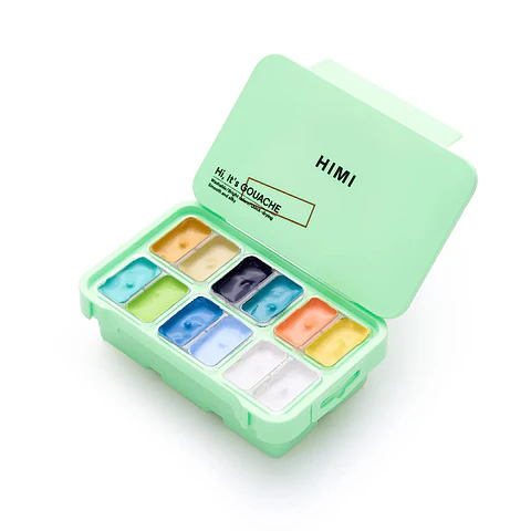SET DE GOUACHE HIMI SUNNY SEASIDE 12 COLORES 12G