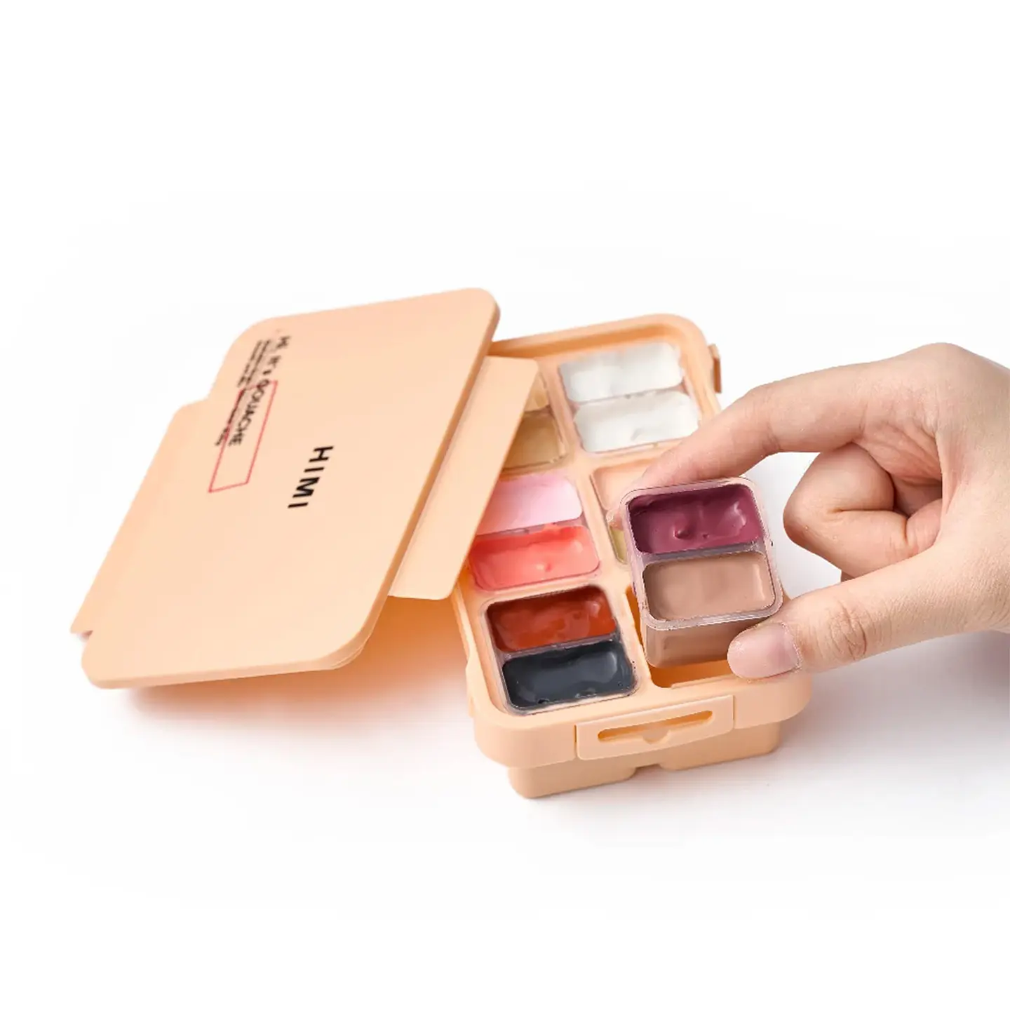 SET DE GOUACHE HIMI LOVELY PORTRAIT 12 COLORES 12G 3