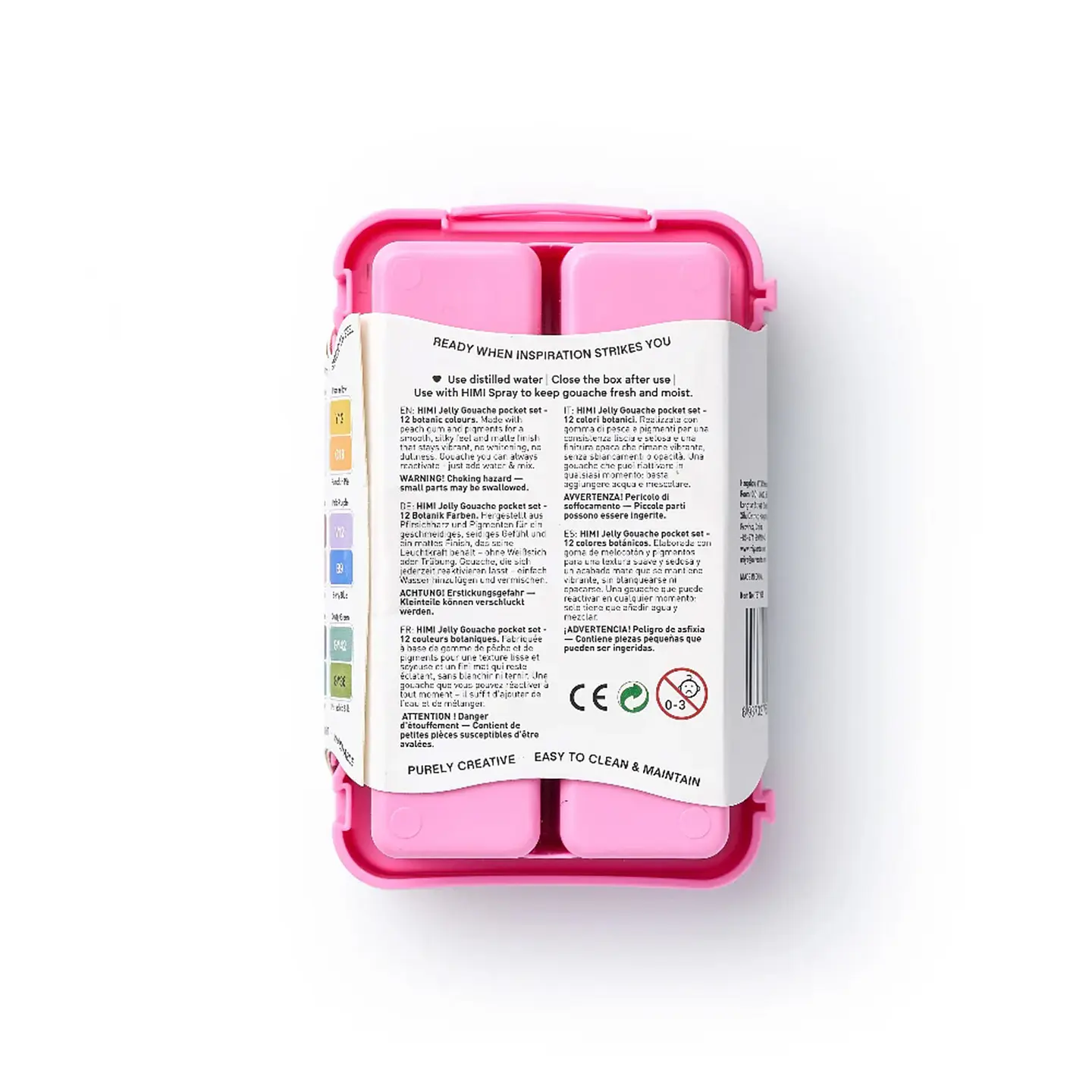 SET DE GOUACHE HIMI FRESH BOTANIC 12 COLORES 12G 4