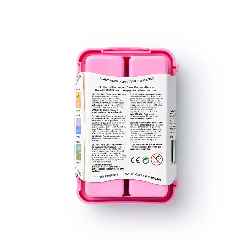 SET DE GOUACHE HIMI FRESH BOTANIC 12 COLORES 12G 4