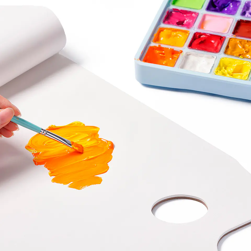 HIMI PALETA PAPEL DESECHABLE 35,5 X 25,5 CM 30 H PARA MANO 7