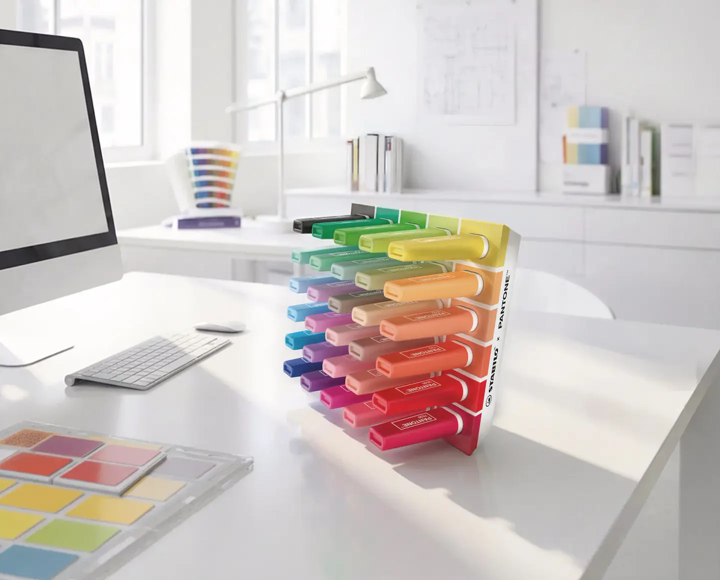 STABILO BOSS ORIGINAL x PANTONE Set de escritorio de 30 Unid 2
