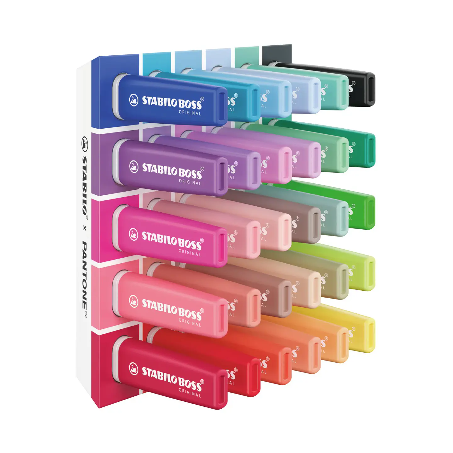 STABILO BOSS ORIGINAL x PANTONE Set de escritorio de 30 Unid 4