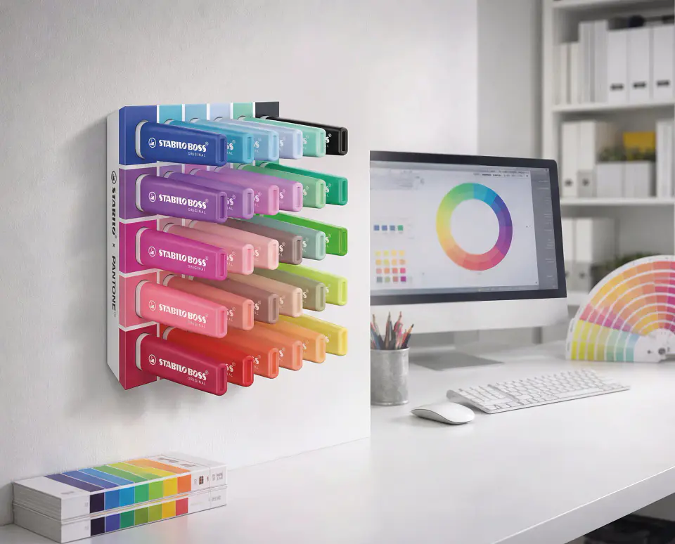 STABILO BOSS ORIGINAL x PANTONE Set de escritorio de 30 Unid 6