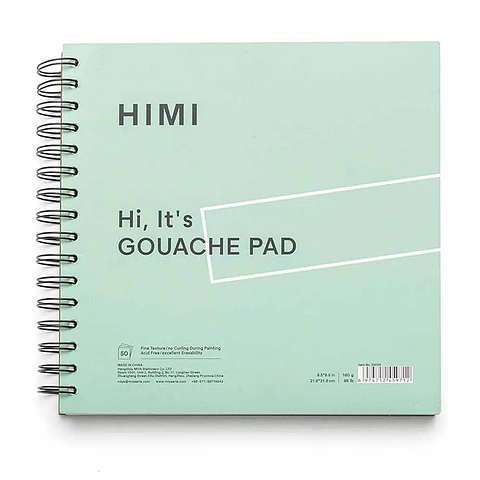 GOUCHE PAD 21.6 x 21.6 cm -50 Hojas 160G