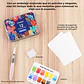 SET DE ACUARELA DE BOLSILLO DE 12 COLORES - Miniatura 5