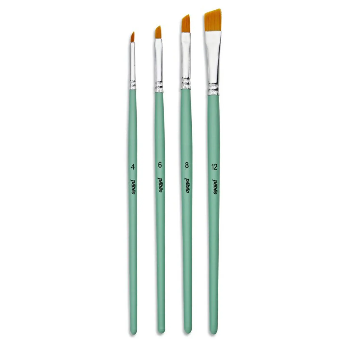Set de pinceles Biselados 4 pcs 3