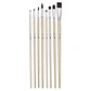 Set de pinceles mango largo -  8 pcs  - Miniatura 2