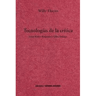 Tecnologias De La Critica