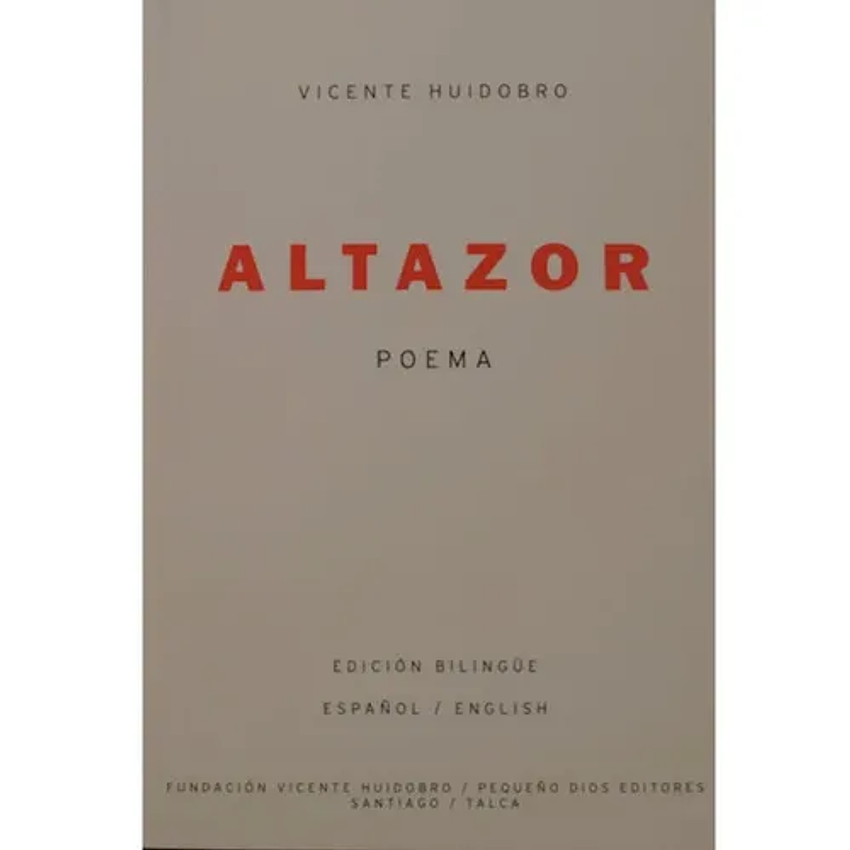 Altazor -Bilingue- 1