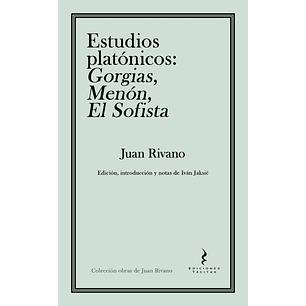 Estudios Platonicos Gorgias Menon El Sofista