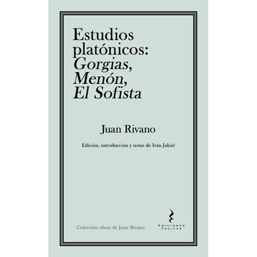 Estudios Platonicos Gorgias Menon El Sofista 1
