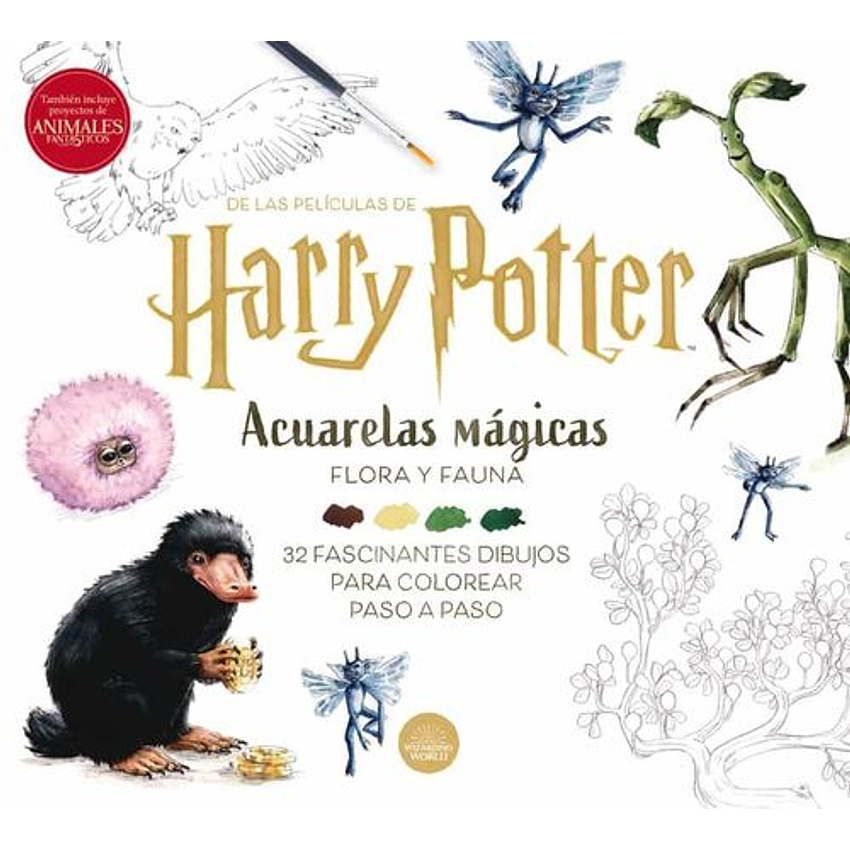 Harry Potter - Acuarelas Magicas Flora Y Fauna 1