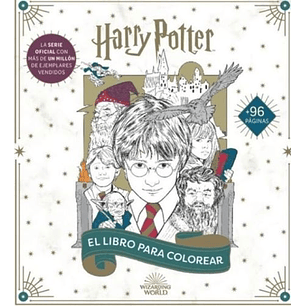 Harry Potter- Libro De Colorear /Brilla En La Oscuridad/
