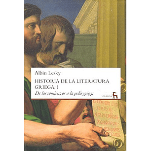 Historia  De La Literatura Griega I