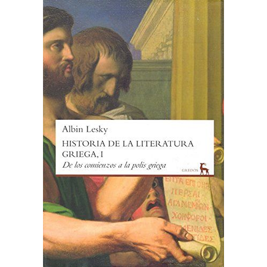 Historia  De La Literatura Griega I 1